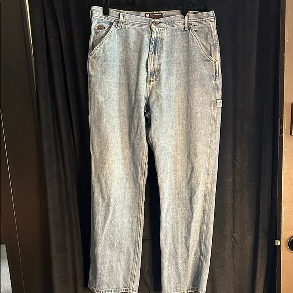 Ralph Lauren Polo Carpenter Jeans 34x32 Light Wash Y2K Workwear Gorpcore - Picture 1 of 7
